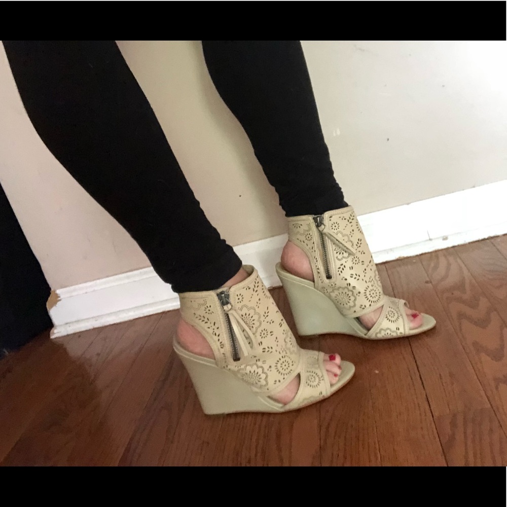 True Religion Wedge Heels! Super stylish!!
